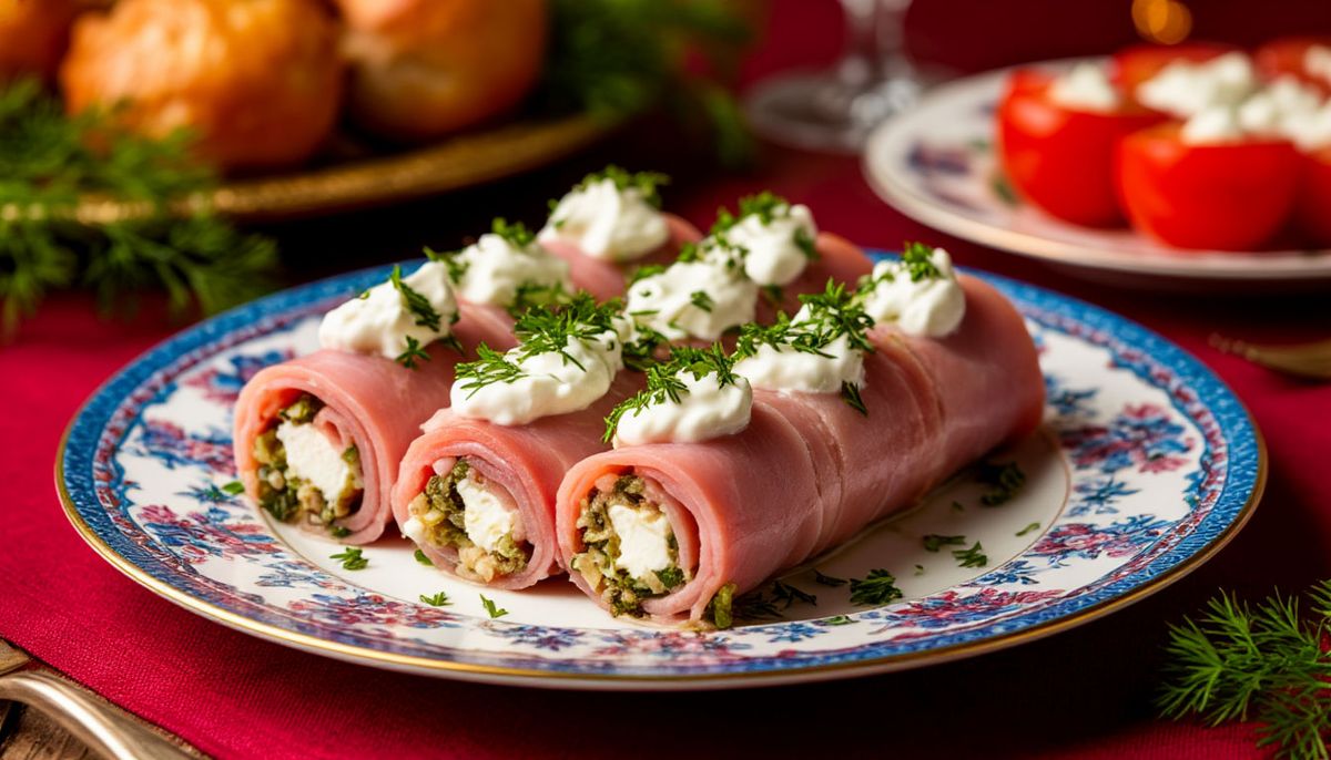 Необычные рулетики из ветчины: банановые и острые с маринованным перцем