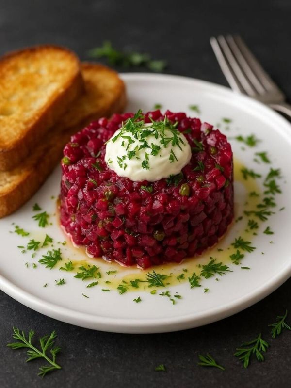 Зачем тушить свеклу тартыми тарелками: тартара из свеклы как простое решение дневного стола