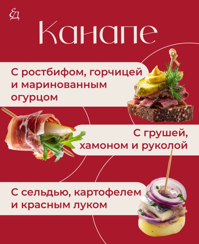 Канапе: Идеи для Праздничного Стола