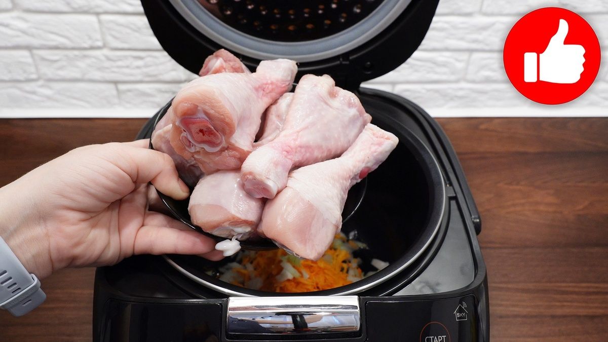 Куриные ножки с овощами: идеальный рецепт для мультиварки
