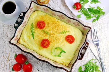 Пышная яичная запеканка: простой рецепт для всей семьи