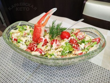 Неповторимый крабовый салат, который вас удивит
