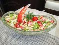 Неповторимый крабовый салат, который вас удивит