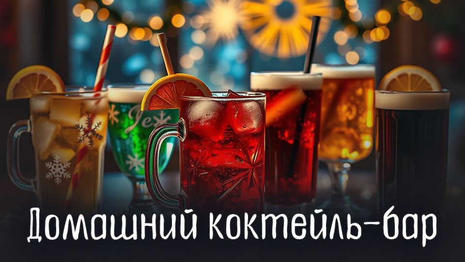 Как создать идеальный домашний коктейль-бар для новогодней вечеринки
