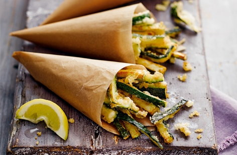 Готовим хрустящую темпуру из кабачков