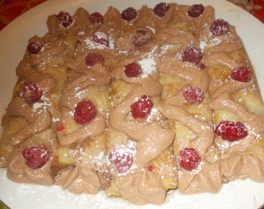 Сладкие заварные блины с шоколадным кремом: Настоящее угощение для всей семьи