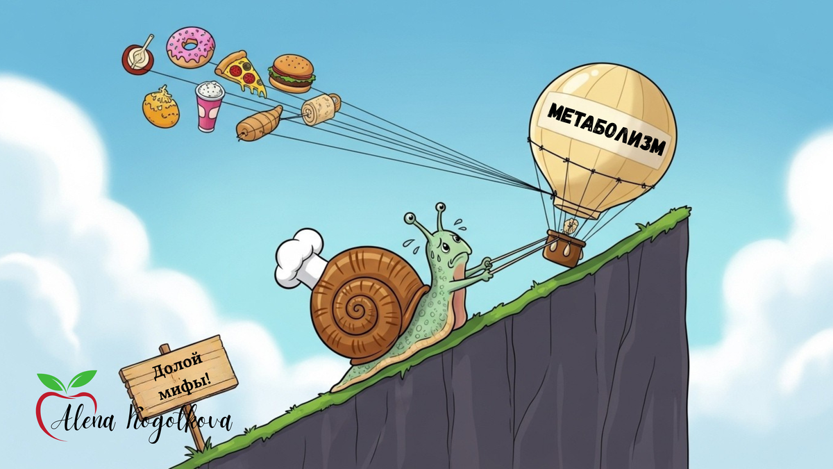 Как не стать жертвой медленного метаболизма: мифы и реальность