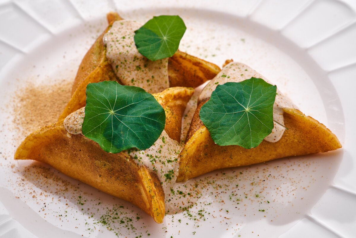 Блинная самса с жюльеном