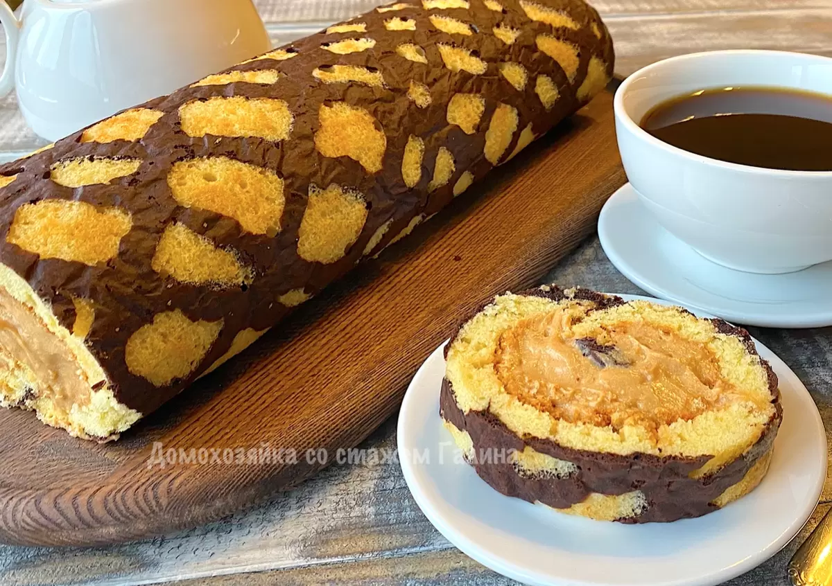 Нежный бисквитный рулет с кремом: идеальная выпечка для уютного чаепития