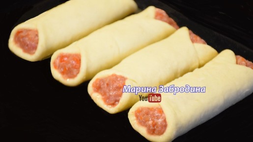Как приготовить аппетитные булочки с мясной начинкой