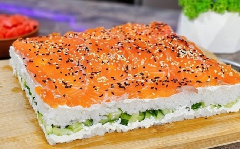Суши-торт «Филадельфия»: создайте настоящий шедевр японской кухни у себя дома!